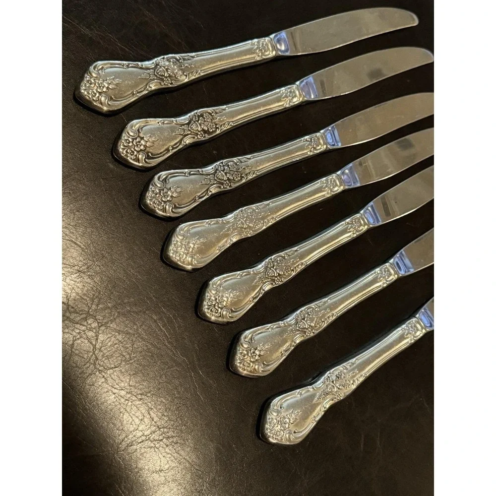 Oneida Kennett Square Distinction Deluxe HH‎ Stainless Dinner Knives Set Of 7